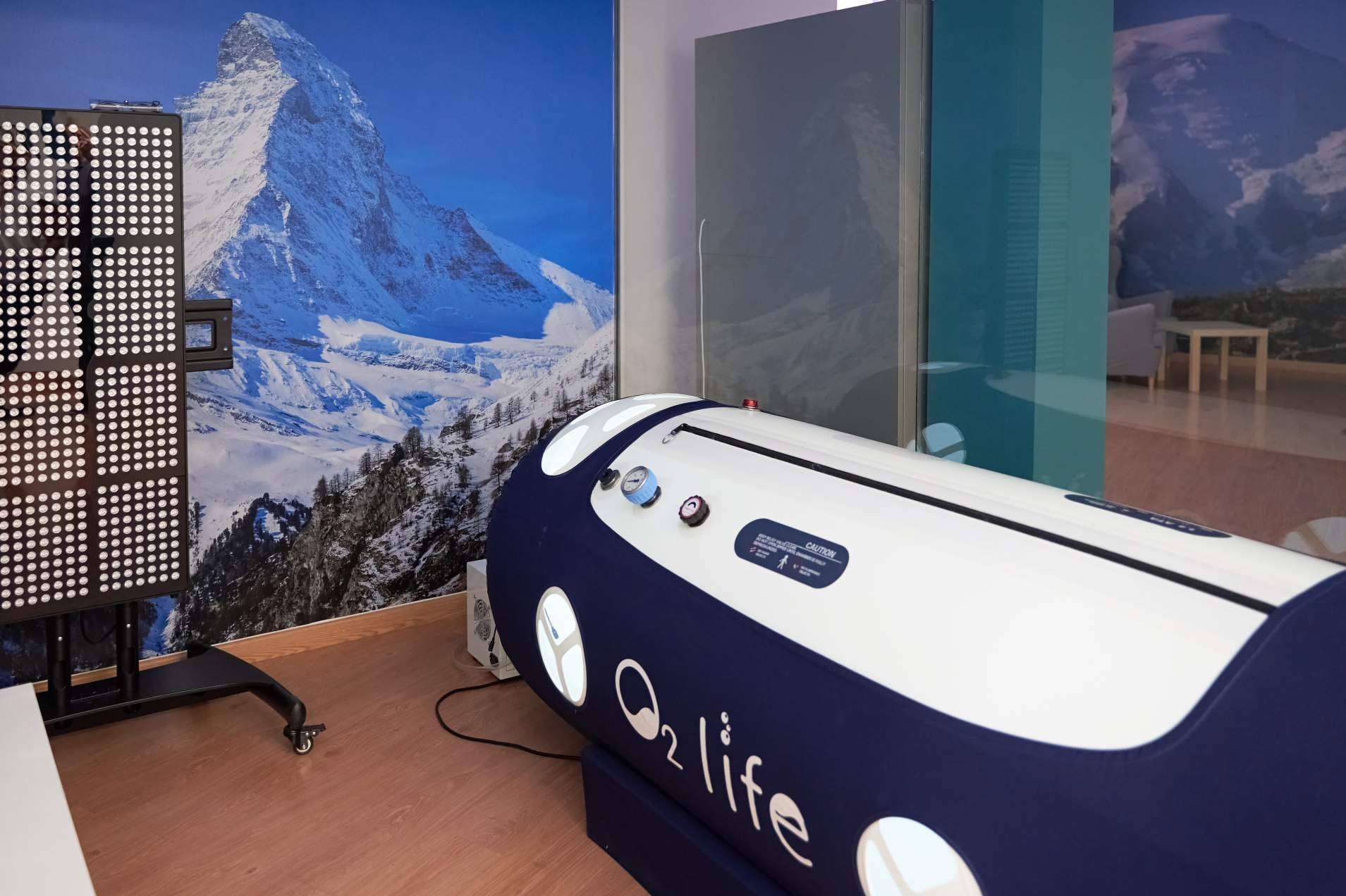 O2 Life cuenta con una tienda showroom ubicada en Sabadell de oxigenación hiperbárica